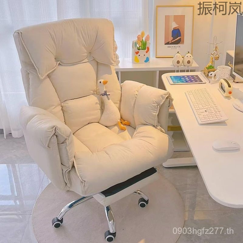 Girls Study Lazy Chair z ห้องนอนหอพักเก้าอี้ในครัวเรือนพนักพิงเก้าอี้น่ารัก 1 Gaming Study เก้าอี้ K