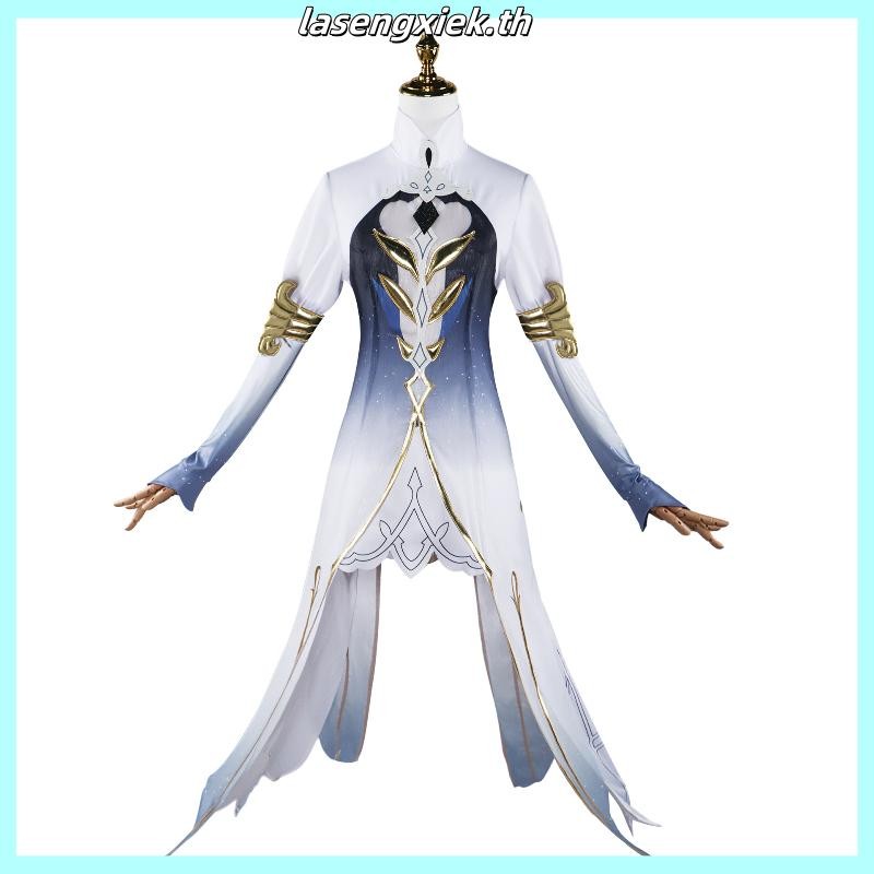 [พร้อมส่ง] Genshin Impact cos เสื้อผ้าคอสเพลย์ Focalors Furina Cosplay Water God สําหรับผู้หญิง