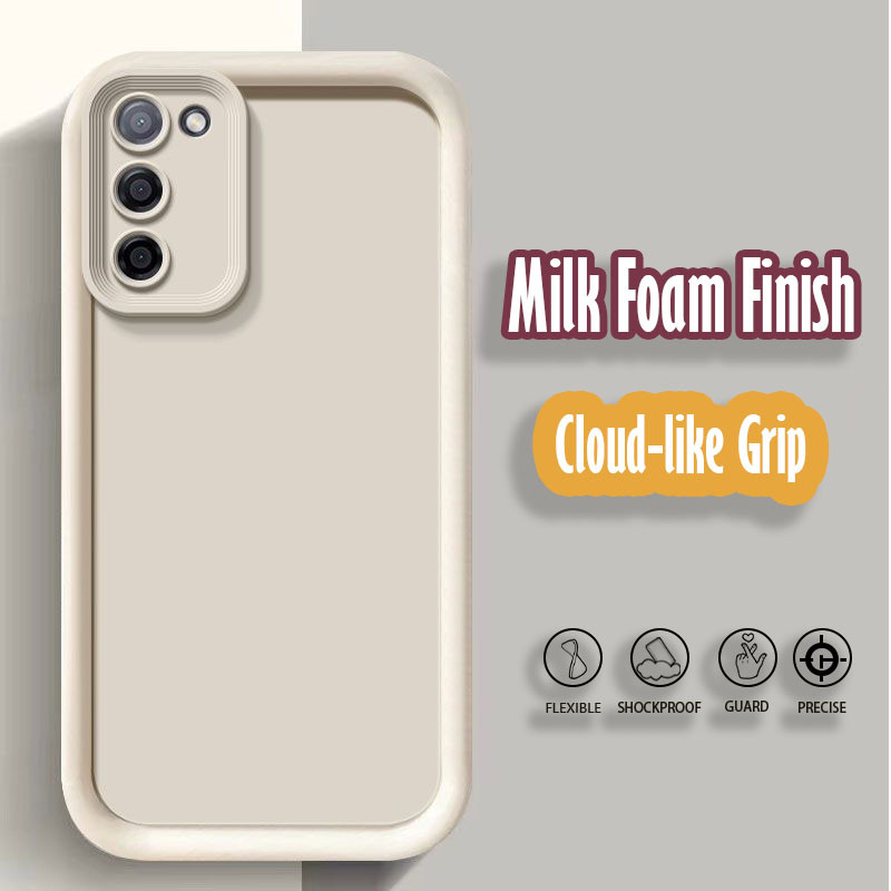 Oppo A53s A55 A55s A56 5G CPH2309 CPH2321 PFVM10 Skin Friendly Soap Camera Protection Soft Silicone Fine Matte Anti-ลายนิ้วมือเคสโทรศัพท์ปก