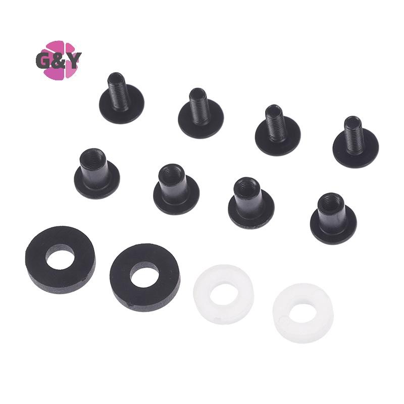 G&Y 6 ชุด ck Steel Short Post Chicago Screw Set Cross Head เหมาะสําหรับ DIY Kydex COD