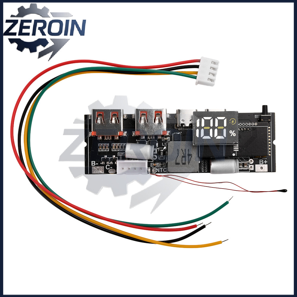 65W/100W 3S/4S/5S ชาร์จสมบัติ 2-way Super Fast ชาร์จ VC แฟลชชาร์จโมดูลพลังงานมือถือแผงวงจร DIY เมนบอ