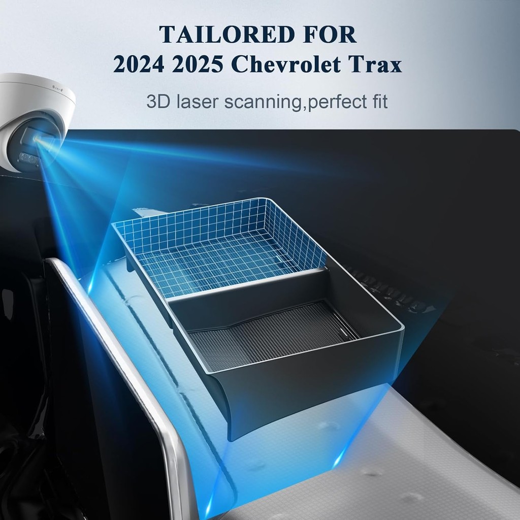 BIBIBO 2024 2025 Chevy Trax Dash ถาดสําหรับ 2024 2025 Chevrolet Trax (LT/2RS/ ACTIV) 11 "หน้าจอ Orga