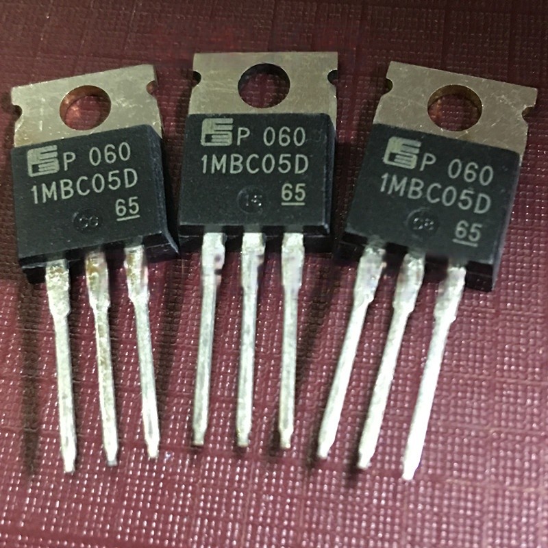((1 ชิ้น) ชิ้นส่วนอิเล็กทรอนิกส์ 1MBC05D-060 Ready Stock IGBT Tube 600V 5A TO-220 MOS Field Effect T