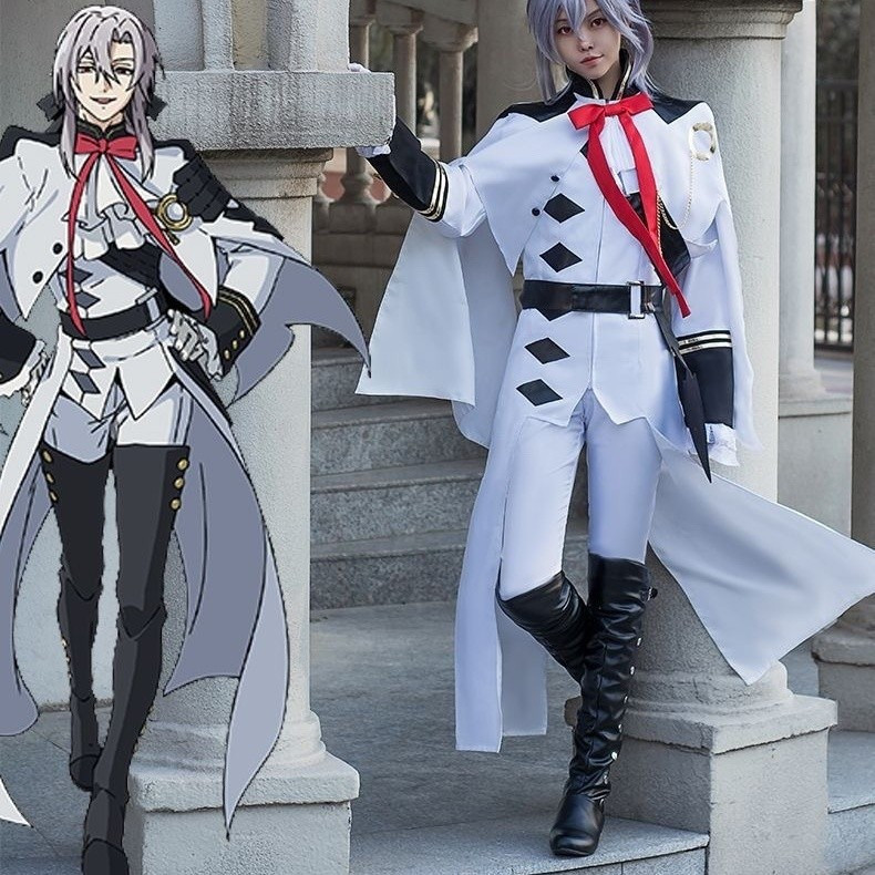 Seraph of the end Ferid Bathory คอสเพลย์เครื่องแต่งกายฮาโลวีน Dress-up Comic-Up เครื่องแต่งกาย Party