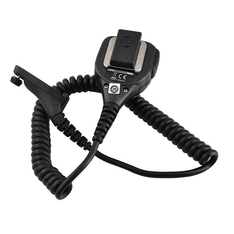 Original Motorola PMMN4024A ไมโครโฟนมือเหมาะสําหรับ DP4600E/DP4601e Walkie-Talkie ไหล่ไมโครโฟน