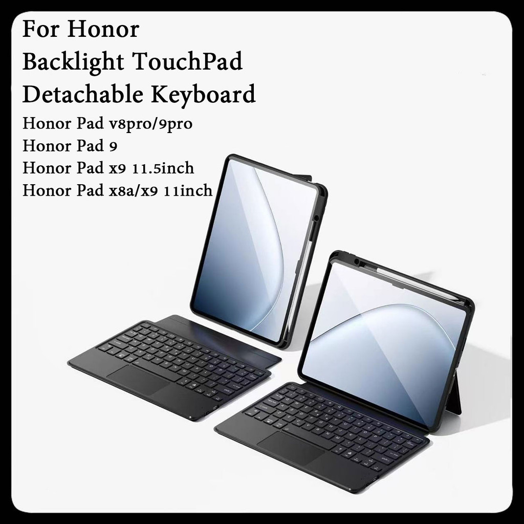 【แป้นไทย】เคสคีย์บอร์ด เคส HONOR Pad 9 12.1 นิ้ว / HONOR Pad v8pro/9pro / HONOR Pad x9/x8pro11.5 / HO