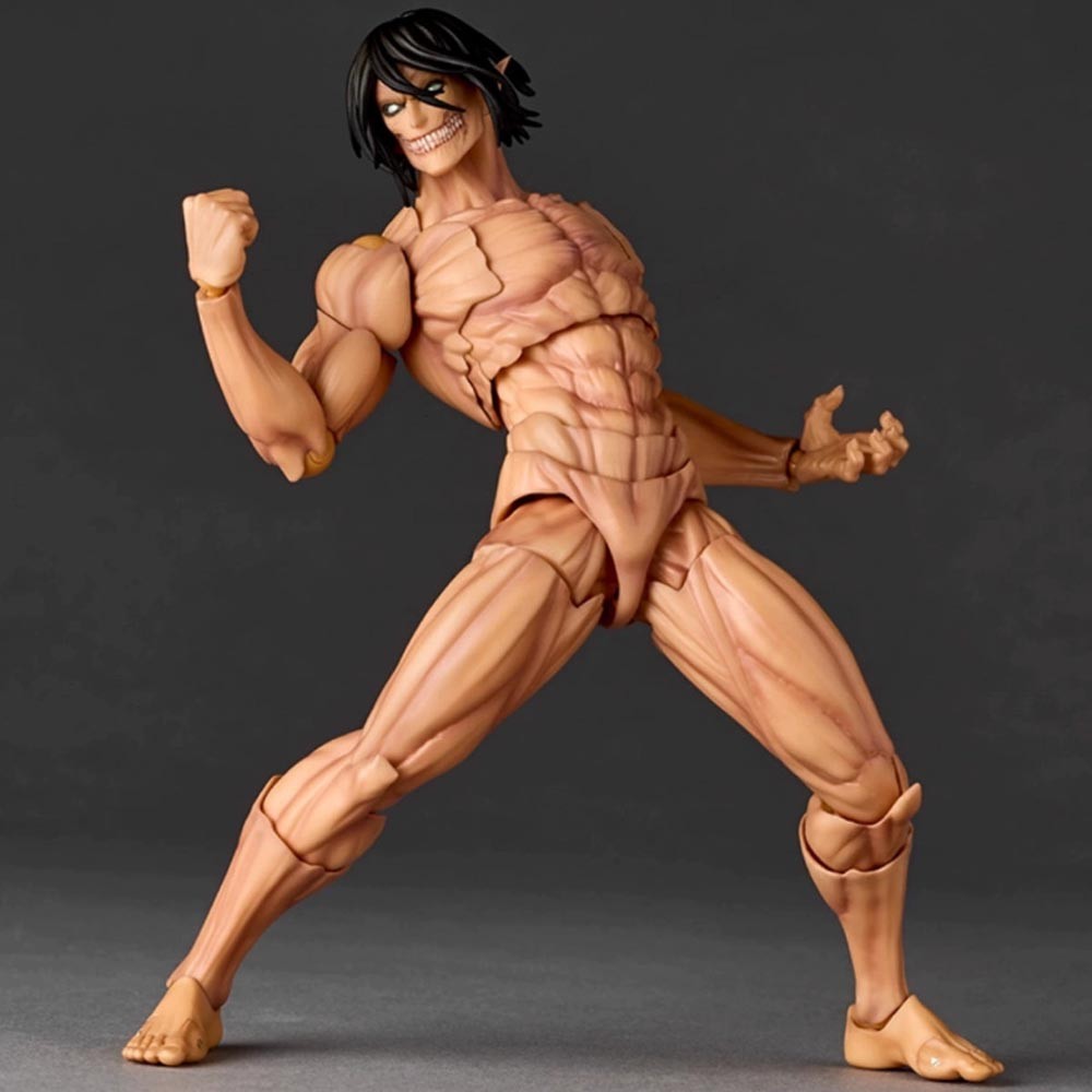 Attack on Titan Eren Jaeger Action Figure Revoltech Amazing Yamaguchi Eren Yeager Model Toys Figures