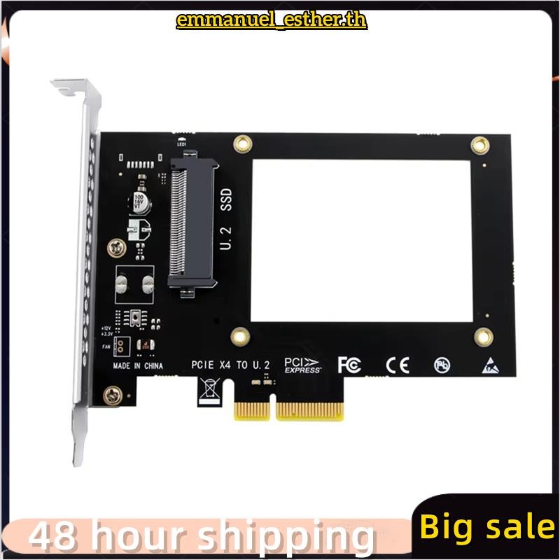 อะแดปเตอร์ PCI-E Pcie X4 U. 2 ถึง PCI-Express Gen3.0 4X 8X 16X Slot Universal Board 7000MB/S Riser P