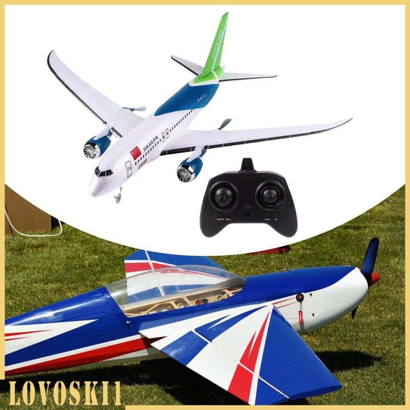 [Lovoski1] RC Glider Anti Falling Model Anti Collision RC Plane Toy สําหรับเด็กและ