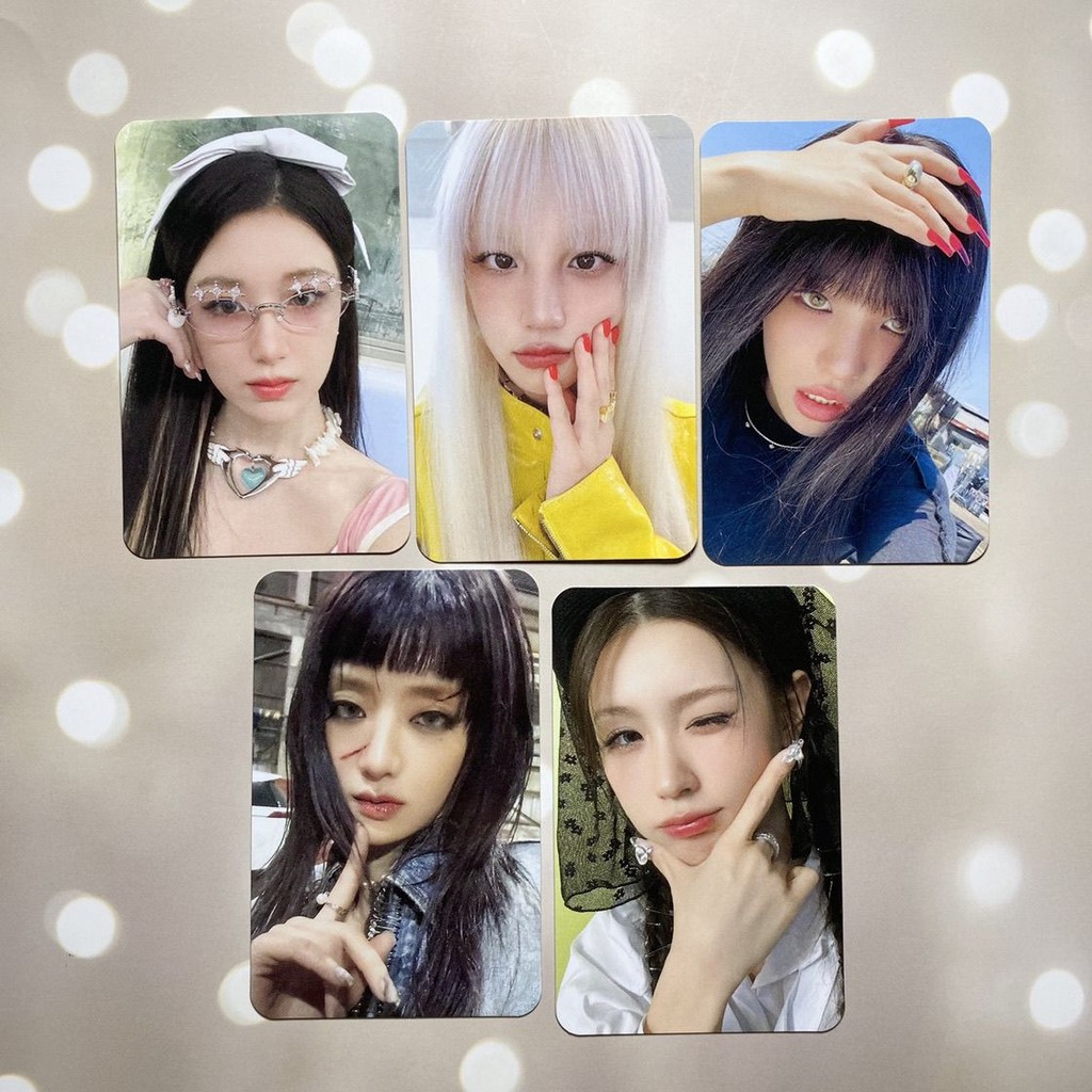 Gidle Girl Baby การ์ดรูปถ่ายของแท้ การ์ดป้าย dmm การ์ดพิเศษ mini8 การ์ดอัลบั้มของแท้ Qini Face Brush