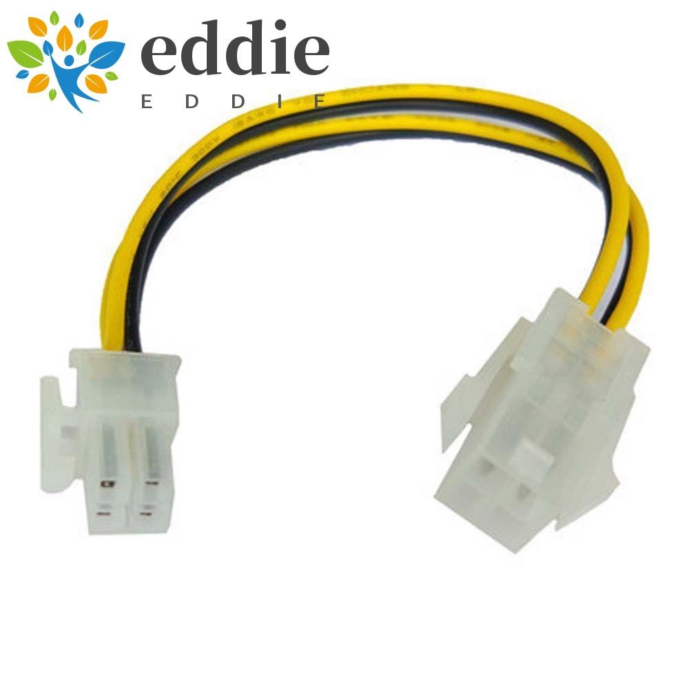 EDIE PSU Extension Cable ATX Power Supply 20 ซม. PSU Cable Cord Connector 4 Pin Extension Adapter