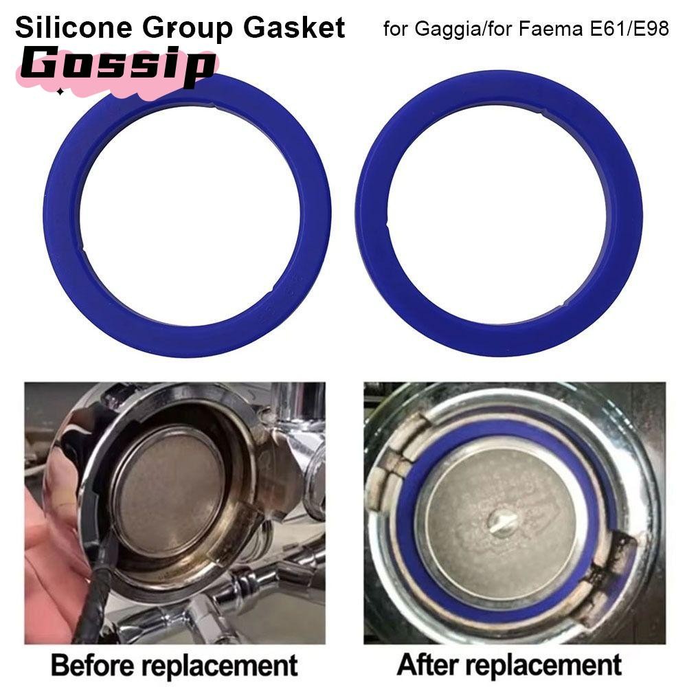 GOSSIP 1 ชิ้นปะเก็นกลุ่มซิลิโคน, E61 Leakproof Group Head Seal Kit, 8.5 มิลลิเมตร O-Ring ปะเก็น Coff