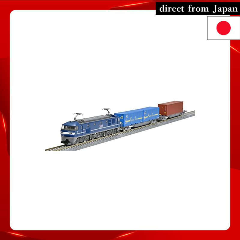 TOMYTEC N Gauge EF210 Container Train Set 3 Cars 98394 Model Train Freight Cars