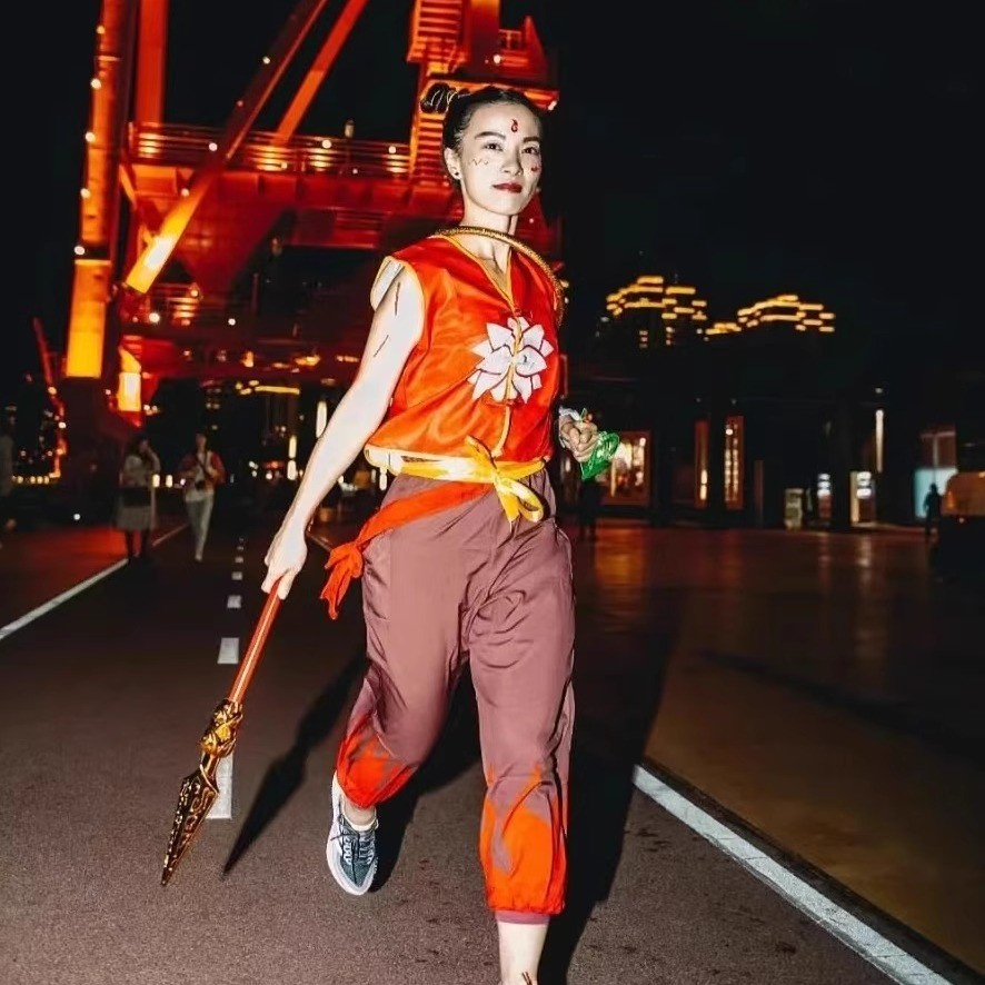 ฮาโลวีน เสื้อผ้า Nezha สำหรับเด็กผู้ใหญ่ Nezha ชุดเต็มของชายและหญิงเทพนิยายอะนิเมะฮาโลวีน Nezha cos 