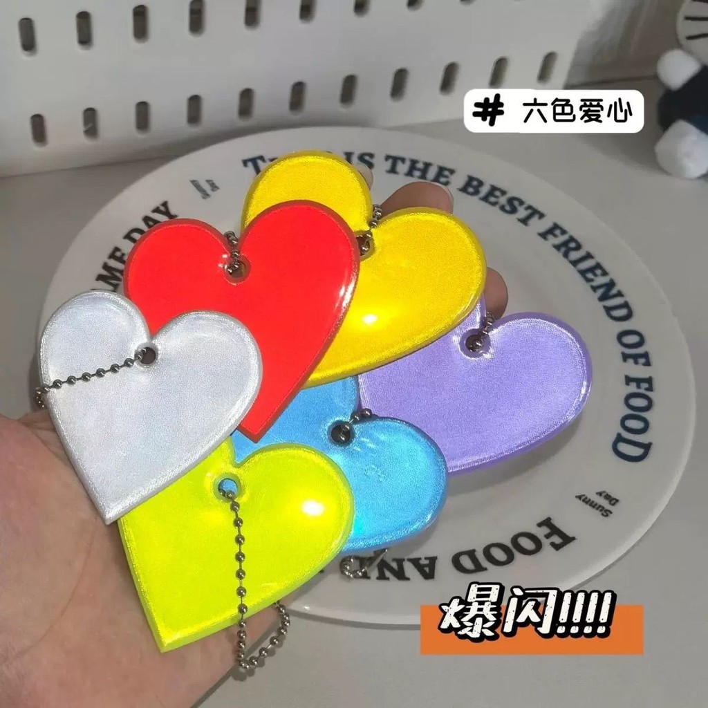 [วัสดุ DIY] ป้ายเตือนความปลอดภัยในเวลากลางคืนไฮไลท์การขี่สะท้อนแสงเด็กนักเรียนกระเป๋าเป้สะพายหลังอุปกรณ์จี้สะท้อนแสง
