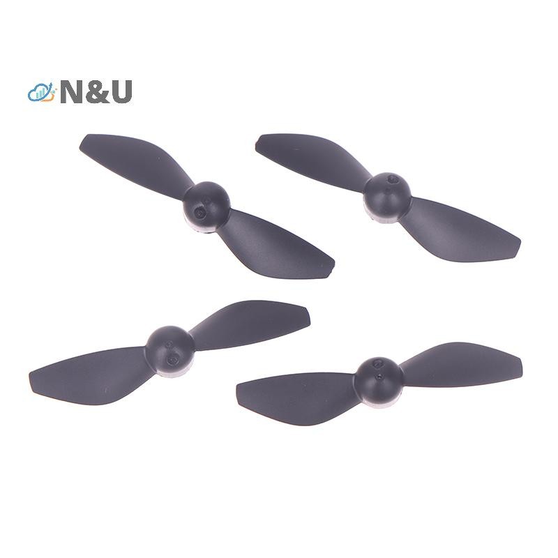 N&U 4PCS เครื่องบินอะไหล่ใบพัด de V66 I1 Pro CZ06 Mini GT3 RC อะไหล่ใบพัด de COD