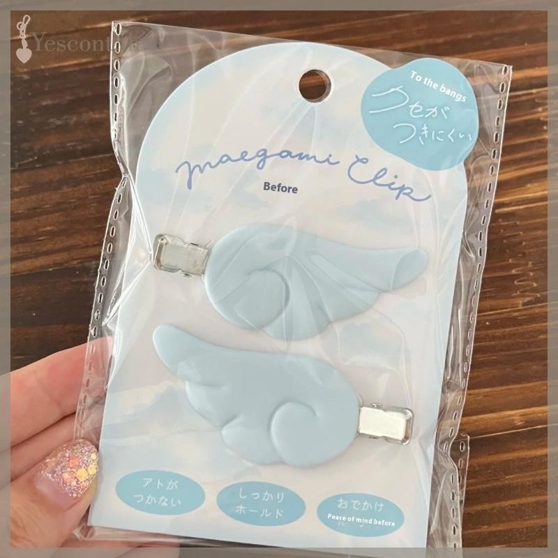 YESCONT 1 คู่น่ารักหวานสไตล์ญี่ปุ่น Y2K Angel Wing Hairpin Barrettes Hairgrip Headdress Headwear เครื่องประดับอุปกรณ์เสริม TH - รูปที่ 3