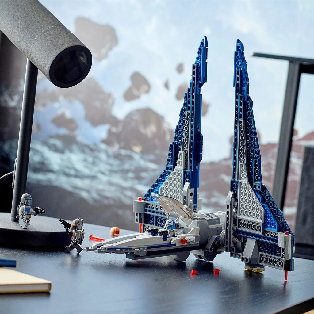 [1127 คอลเลกชันคน] Star Wars 75316 Mandalore Starfighter ยานอวกาศ Boy ประกอบโมเดลของเล่นของขวัญ