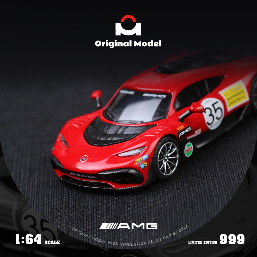 Original Model-OM 1/64 Mercedes-Benz AMG ONE โมเดลรถ รถของเล่น สําหรับเด็กผู้ชาย ของขวัญวันเกิด ของเล่นเด็ก รถสะสม#peetyeee