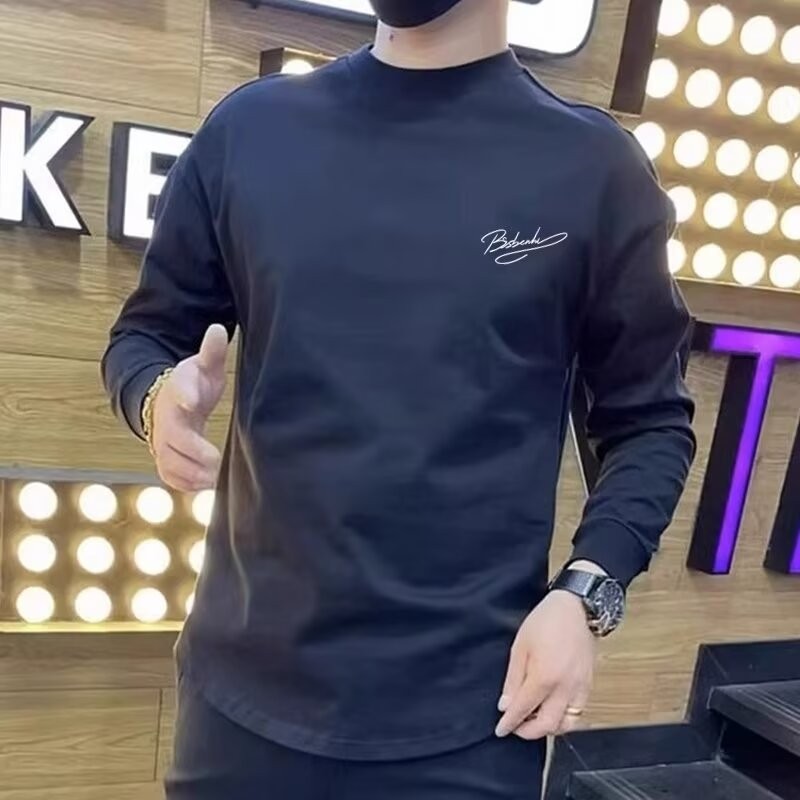 Top 23 ฤดูใบไม้ร่วงฤดูหนาวใหม่รอบคอผู้ชายหลวมเก๋ 2025 ฤดูใบไม้ผลิฤดูใบไม้ร่วงสไตล์ฮ่องกง 2025NEW เสื