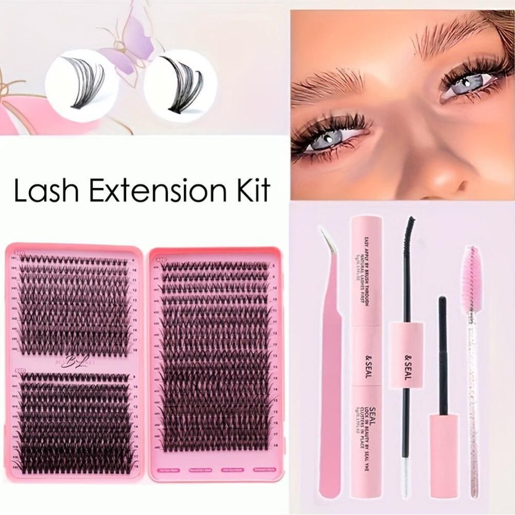 Eyelash Book Segmented Eyelashes ขนตาปลอมขนาดใหญ่ 740 เดี่ยวร้อน 30d ผม 40d ดอกไม้ O0w0