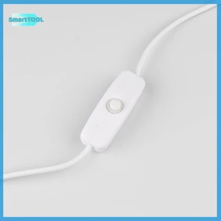 UTZN> สายไฟ 5V 1M/1.5M USB ชาย 2 สายเชื่อมต่อ 501 ปุ่ม ON OFF 2A สําหรับ LED Strip โคมไฟหลอดไฟใหม่