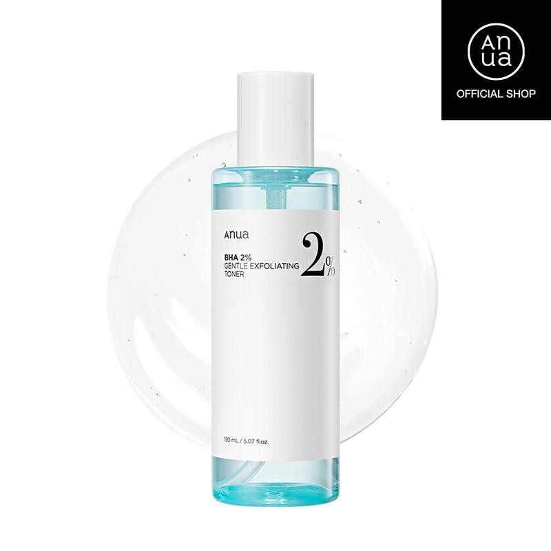 [Anua Official Shop] BHA 2% Gentle Exfoliating Toner 5.07 fl.oz. (150ml) สารขัดผิว กรดไฮยาลูโรนิก ปร