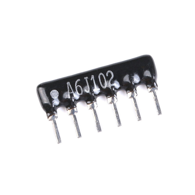 Original Authentic In-Line Resistance A06-102JP 1K 6 Pins 1/8W Precision ±5% (10 ชิ้น)