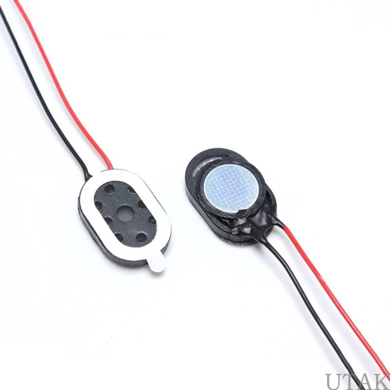 TUAKE 2x ลําโพงรูปไข่ 1510 1015 8Ω 1W8R มินิแท็บเล็ตคอมพิวเตอร์แบบมีสายอุปกรณ์เสริม DIY