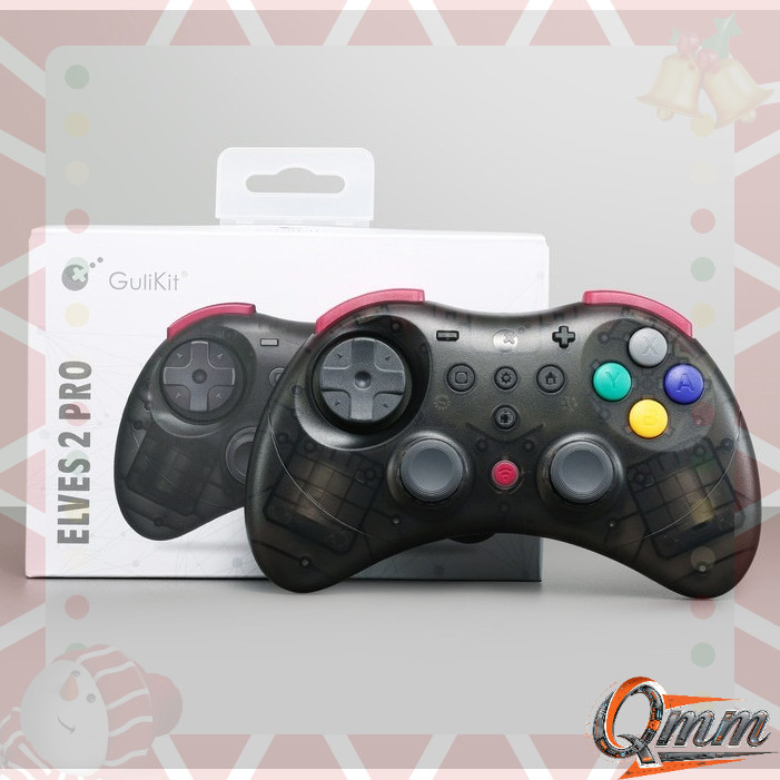 GuliKit Elves 2 Pro Controller (ไร้สาย) - จอยสติ๊กเอฟเฟกต์ฮอลล์เข้ากันได้กับสวิตช์/สวิตช์ 2, Android