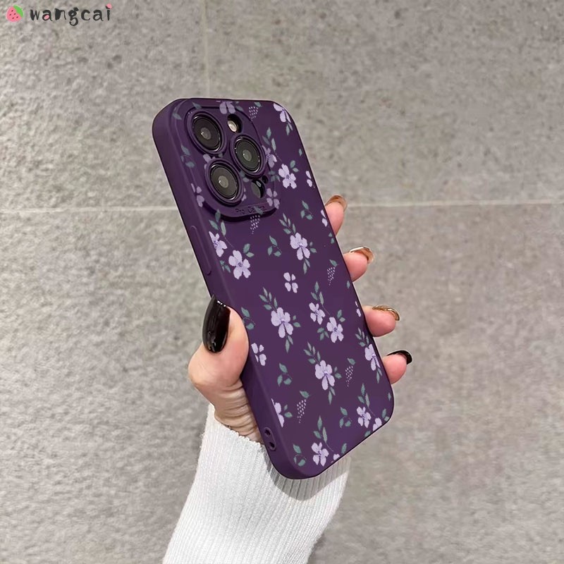 สําหรับRealme GT7 GT6 GT Neo 7 6 SE GT5 GT2 GT Explorer Master Q5i Q5X Q2i P1 5Gเคสโทรศัพท์สีม่วงเข้