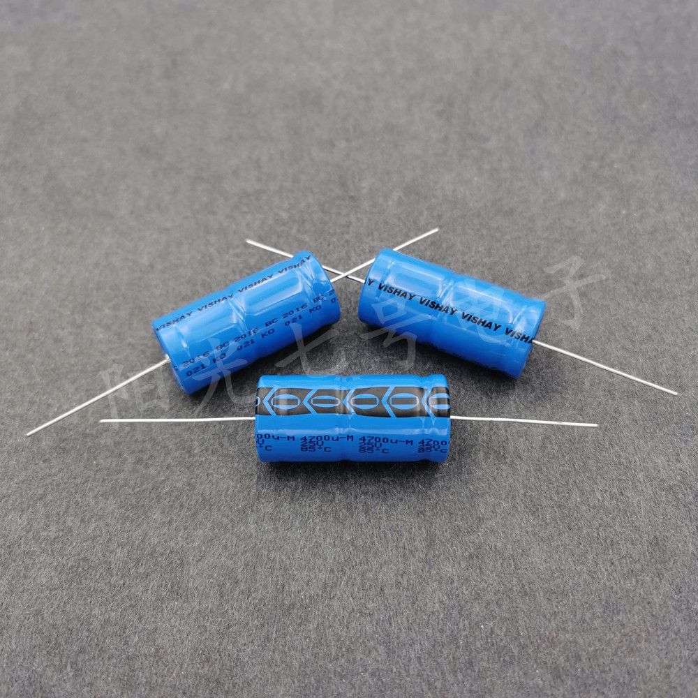 การผลิตออสเตรีย VISHAY 021KO 4700u-M 25V Axial Electrolytic Capacitor 4700uF
