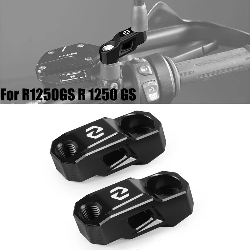 NICECNC สําหรับ BMW R 1250 GS 1200 GS Mirror Extender Riser R1200GS/Adventure 2013-2018 R1250GS/Adve