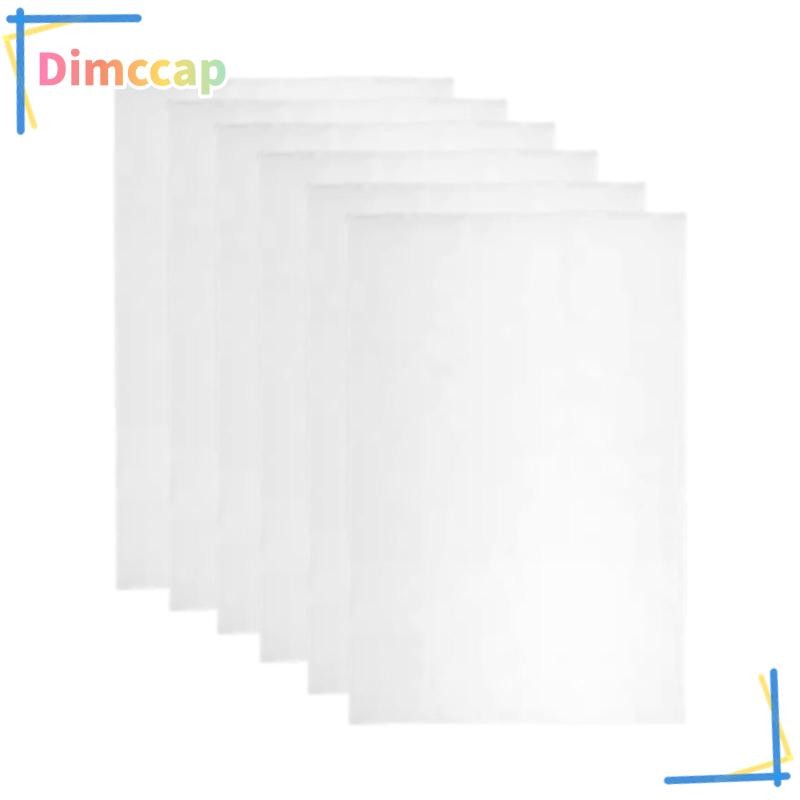 [dimccap] ชิ้นส่วนอะไหล่ 6 ชิ้นสําหรับเครื่องฟอกอากาศตัวกรองไม่ทอสําหรับ Wg605 W380