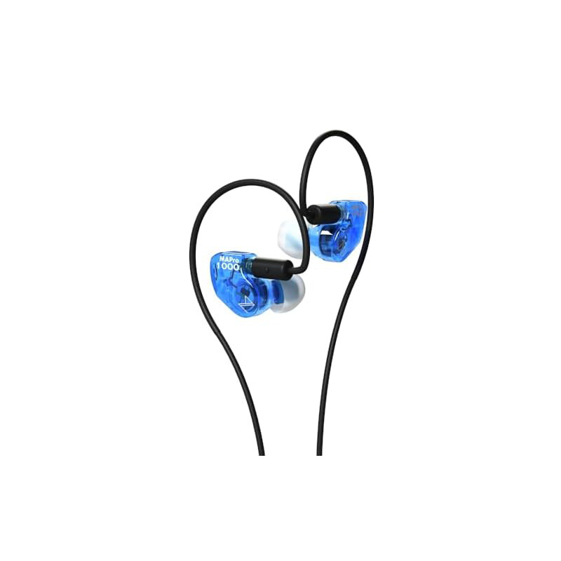 Maestraudio MAPro1000 Shower Blue [Earphones with 10mm Graphene Dynamic Driver & 5.8mm Ceramic Tweet