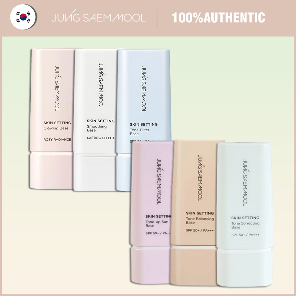 [JUNG SAEM MOOL]Skin Setting Base - (up Sun/Tone Balancing/Tone Correcting/Glowing/Smothing/Tone Filter)