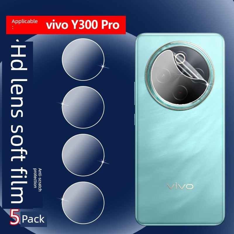 เหมาะสําหรับ Vivo Y300Pro ฟิล์มเลนส์ Vivo Y300i ฟิล์มป้องกันกล้องด้านหลัง Y300Pro + โทรศัพท์มือถือให
