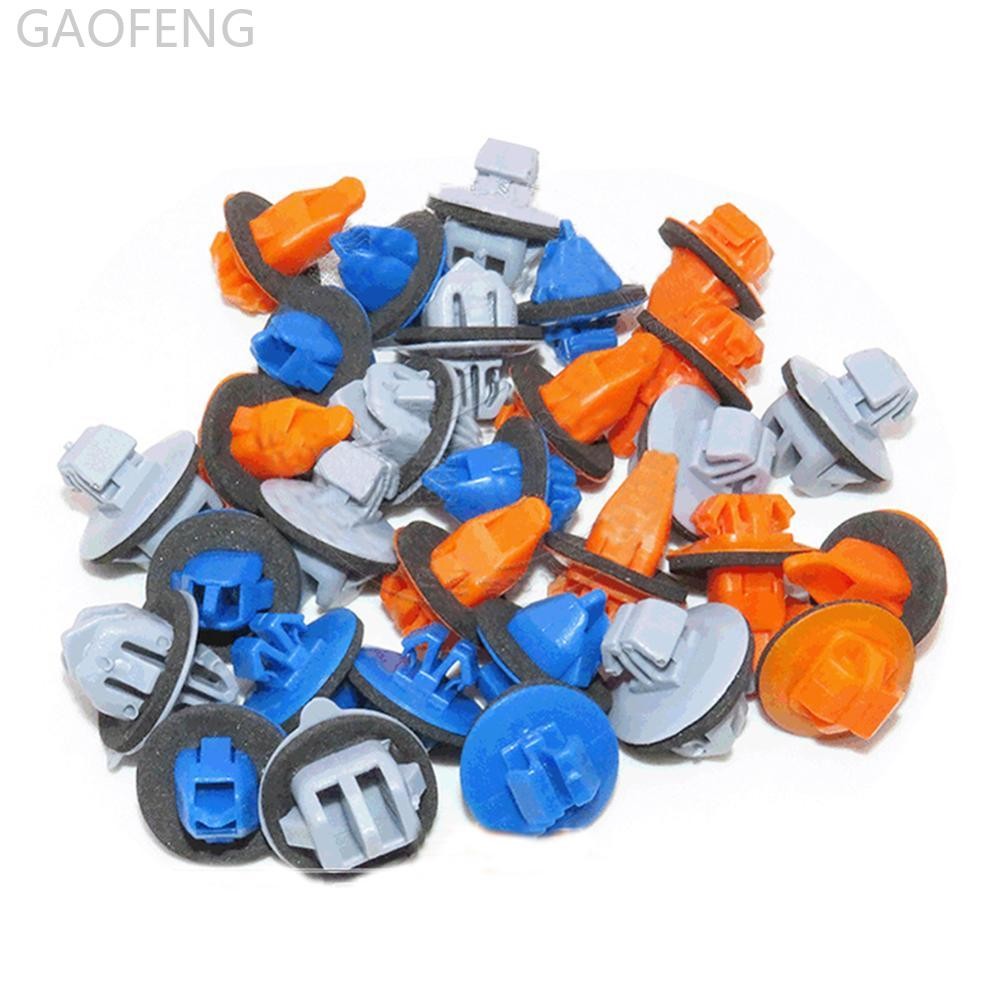 GAOFENG 30 ชิ้นประตูด้านหน้า Trim Body Moulding ซ่อมแผงคลิปชุด 75392-60031 สําหรับ Toyota Prado 120 