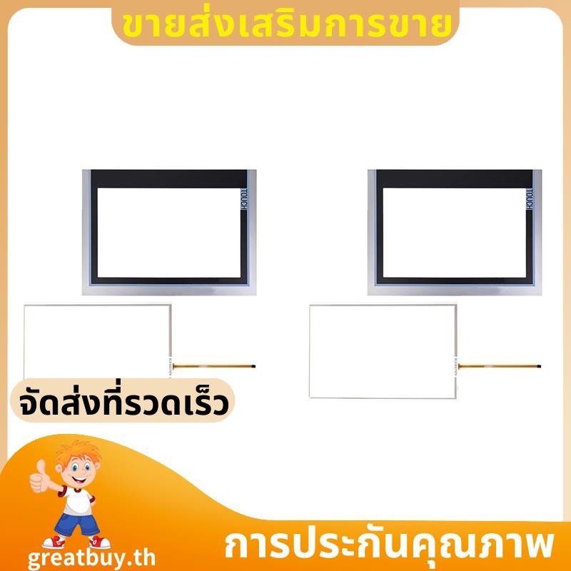 2 ชิ้น 12 นิ้วแผงหน้าจอสัมผัส Glass Digitizer พร้อม Overlay สําหรับ 6Av2124-0Mc01-0Ax0 Tp1200 Comfor