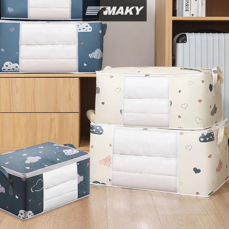 Llph ตู้เสื้อผ้าออแกไนเซอร์ความจุขนาดใหญ่ถุงเก็บผ้านวมกล่องเสื้อผ้าเครื่องนอนคอนเทนเนอร์ผ้าโพลีเอสเตอร์ถุงเก็บฝุ่น แอลพีพี