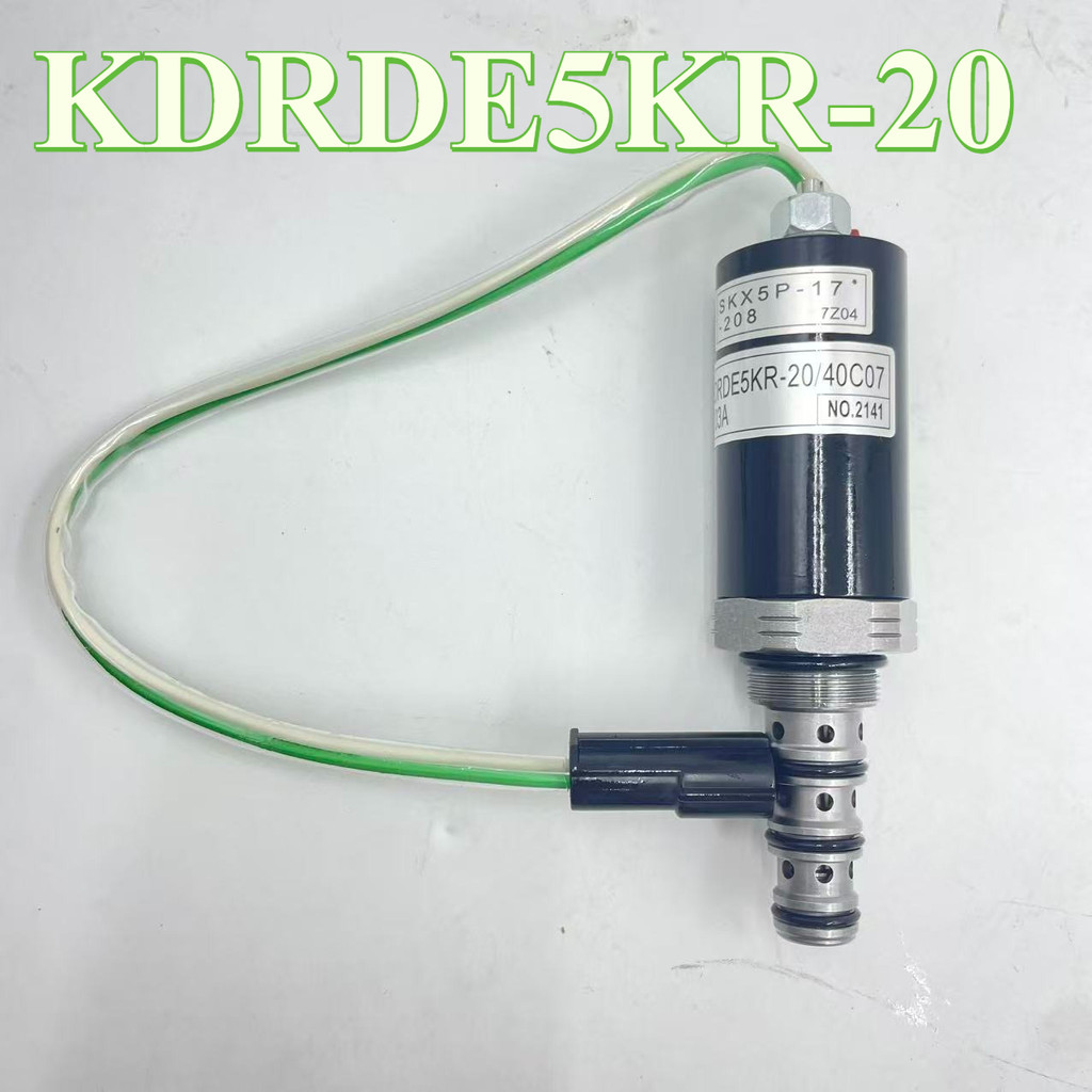 SKX5P-17-208 KDRDE5KR-20 40C07-203A-109 ปั๊มไฮดรอลิกโซลินอยด์วาล์วสําหรับ Kawasaki K3V112 K3V140 K3V