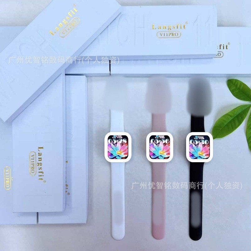 V11Pro สมาร์ทวอทช์ AMOLED209 หน้าจอขนาดใหญ่ข้อมูลการโทรบลูทูธขนาดใหญ่เตือน UK6D