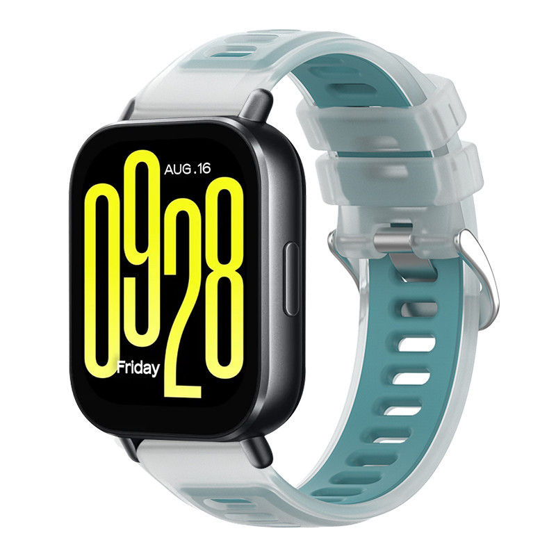 สายนาฬิกาซิลิโคน 22 มม for Redmi Watch 5 Active/mi Watch 5 Lite/Samsung Watch/Aolon/ITEL/Amazfit /Xiaomi Watch S4 S3 S2 - รูปที่ 5