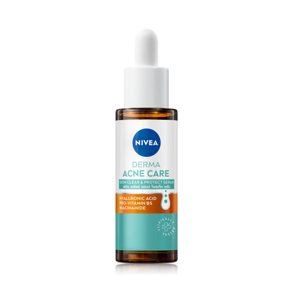 NIVEA Derma Acne Care Skin Clear & Protect Serum 30ml นีเวีย เดอร์มา แอคเน่ แคร์ สกิน เคลียร์ แอนด์ โพรเท็ค เซรั่ม. ราคา ถูกที่สุด ดีลบีเคเค แกลเลอรีภาพที่ 3