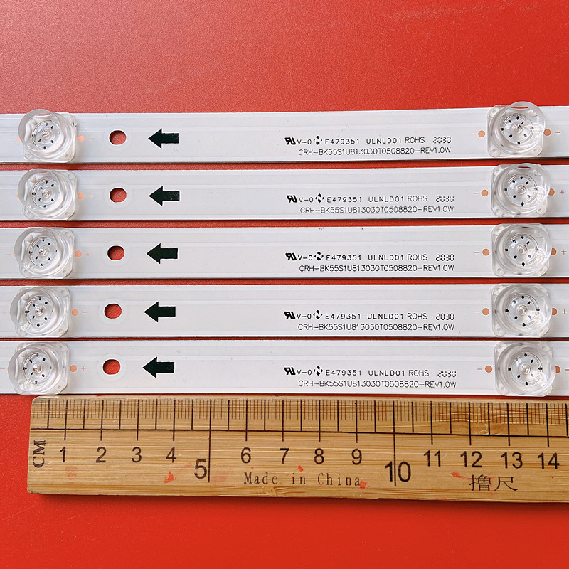 แถบไฟ HZ55A66E ของแท้ JL.D55081330. 003ES-M ไฟแบ็คไลท์ LCD