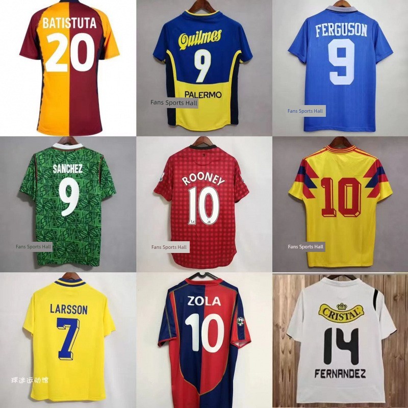 warrix warrix official store เสื้อวินเทจเสื้อฟุตบอลคลาสสิกบราซิลกรีซโคลัมบัส Y Henry La Q เสื้อโอลิม