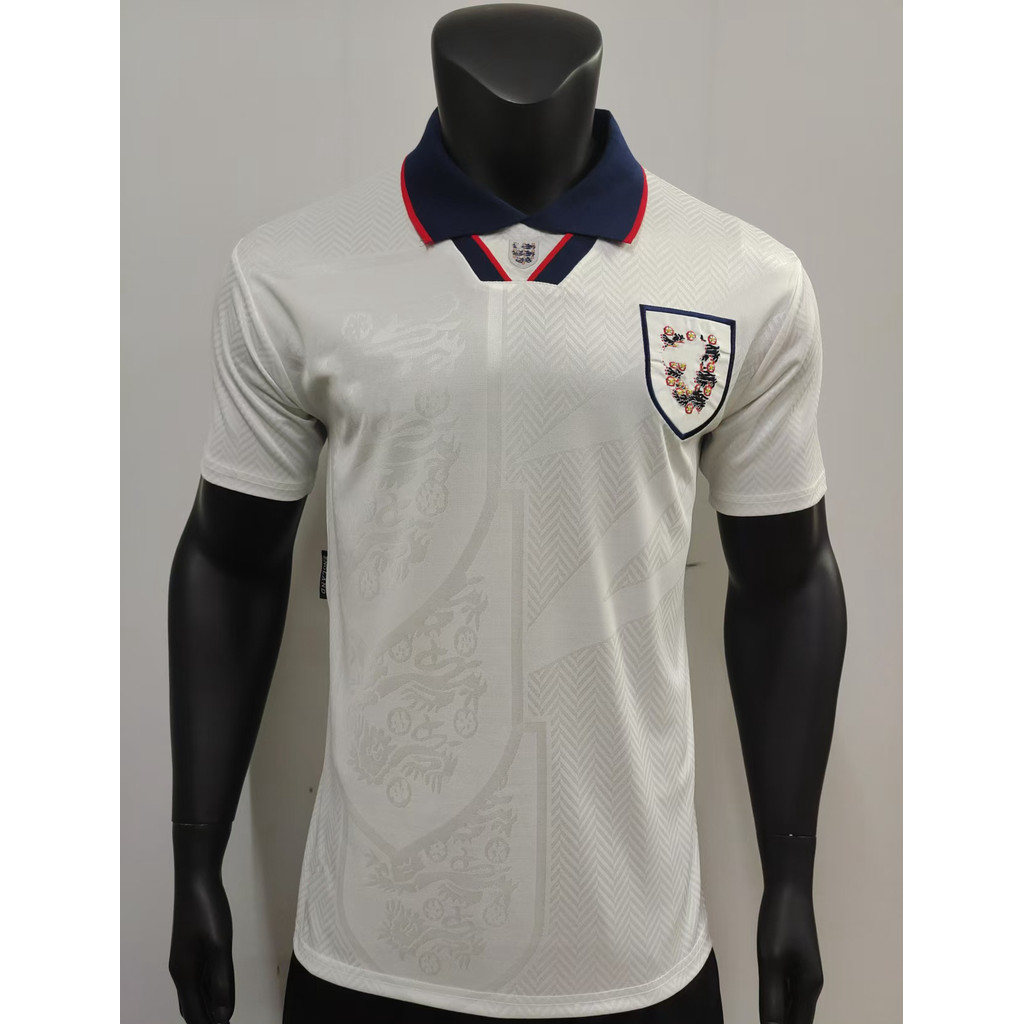 warrix official store กีฬา 94-95อังกฤษเสื้อวินเทจชุดฟุตบอลไทยแขนสั้นเสื้อฟุตบอล