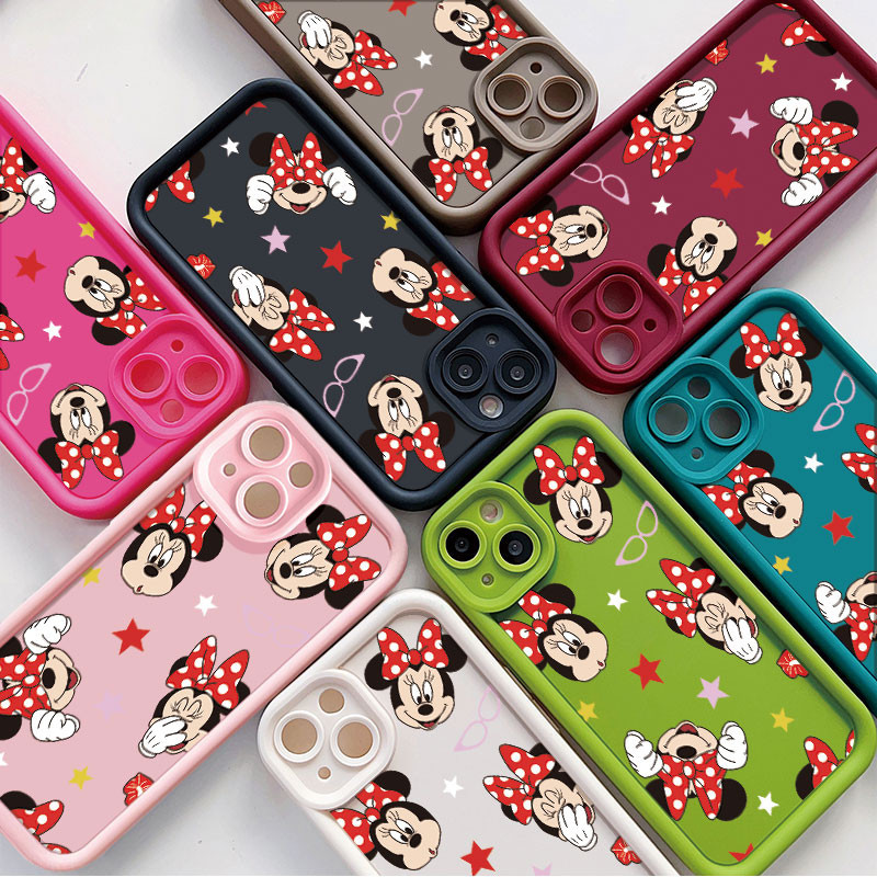 น่ารักการ์ตูนStar MinnieสําหรับOPPO C55 A79 C31 F7 C33 V23 Reno 2F 2Z 5 8 8T 10 PRO F9 A83 11F Realm