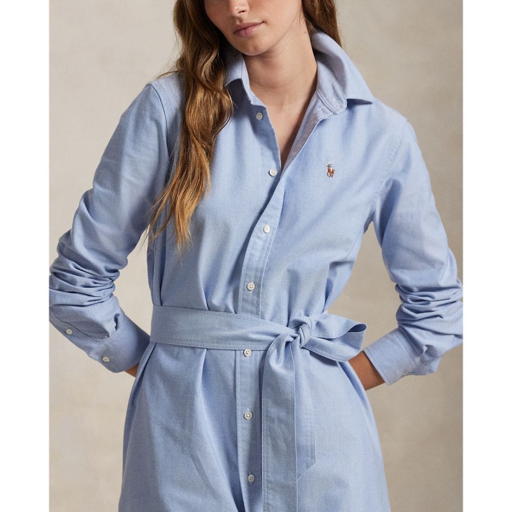 Polo Ralph Lauren ชุดเดรสผู้หญิง รุ่น WMPODRSNFA20800 สีฟ้า — صورة 4