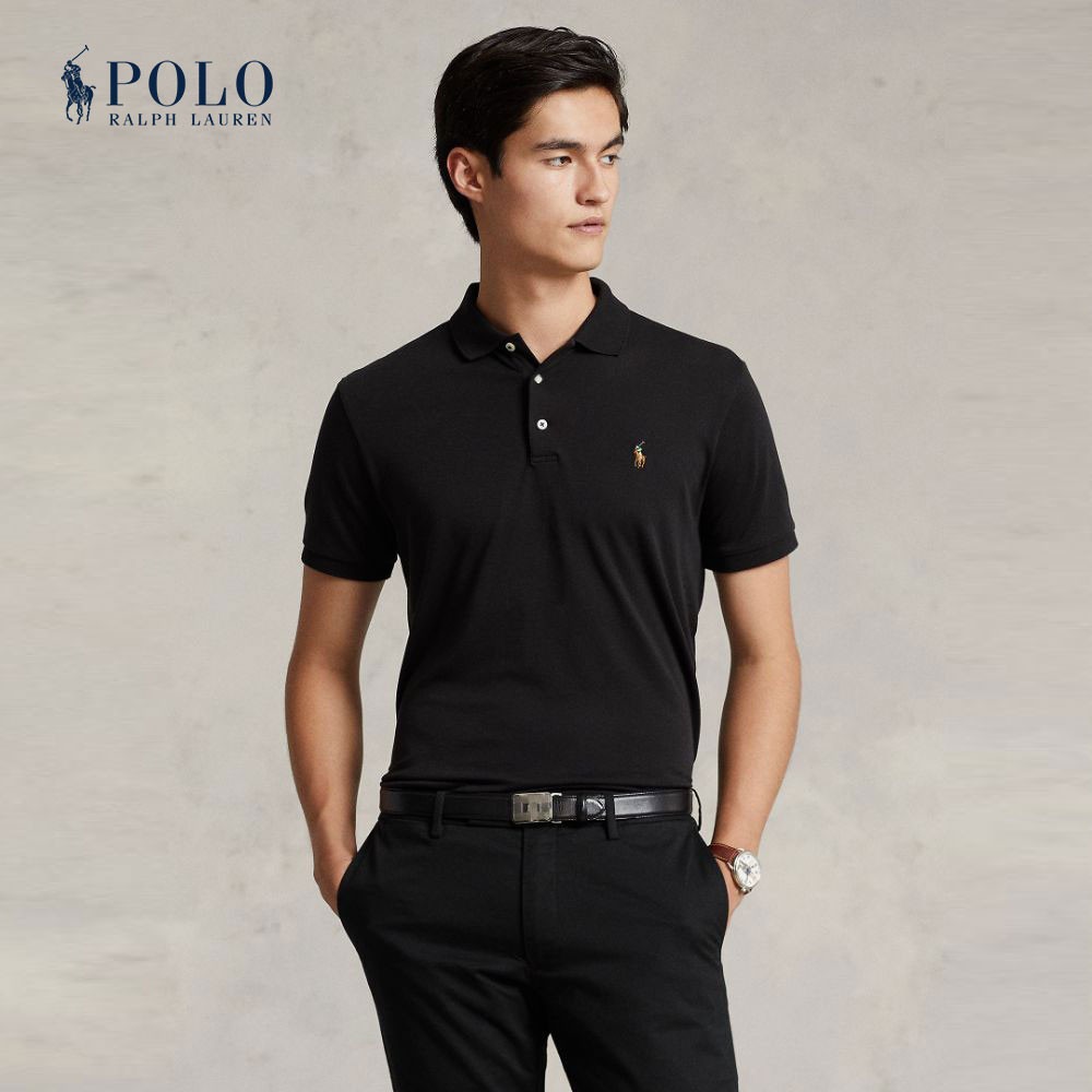 Polo Ralph Lauren เสื้อโปโลผู้ชาย รุ่น MNPOKNI1N820333 สี 001(BLACK)